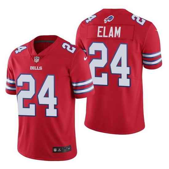 Men Buffalo Bills #24 Kaiir Elam Red Vapor Untouchable Limited Stitched jersey
