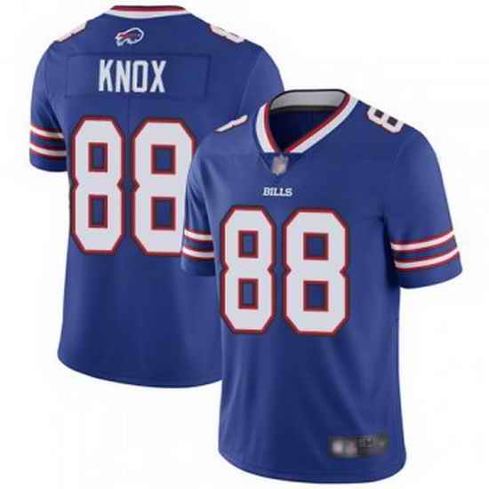 Men Buffalo Bills #88 Dawson Knox Blue Vapor Untouchable Limited Stitched Jersey