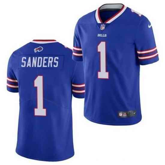 Men Buffalo Bills #1 Emmanuel Sanders Blue Vapor Untouchable Limited Stitched Jersey