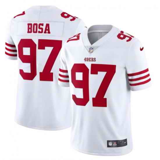 Men San Francisco 49ers #97 Nike Bosa 2022 New White Vapor Untouchable Stitched Jersey
