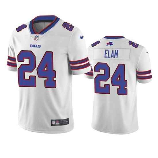 Men Buffalo Bills #24 Kaiir Elam White Vapor Untouchable Limited Stitched Jersey