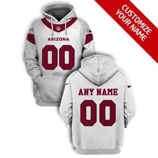 Men%27s New York Giants Active Player White Custom 2021 Pullover Hoodie