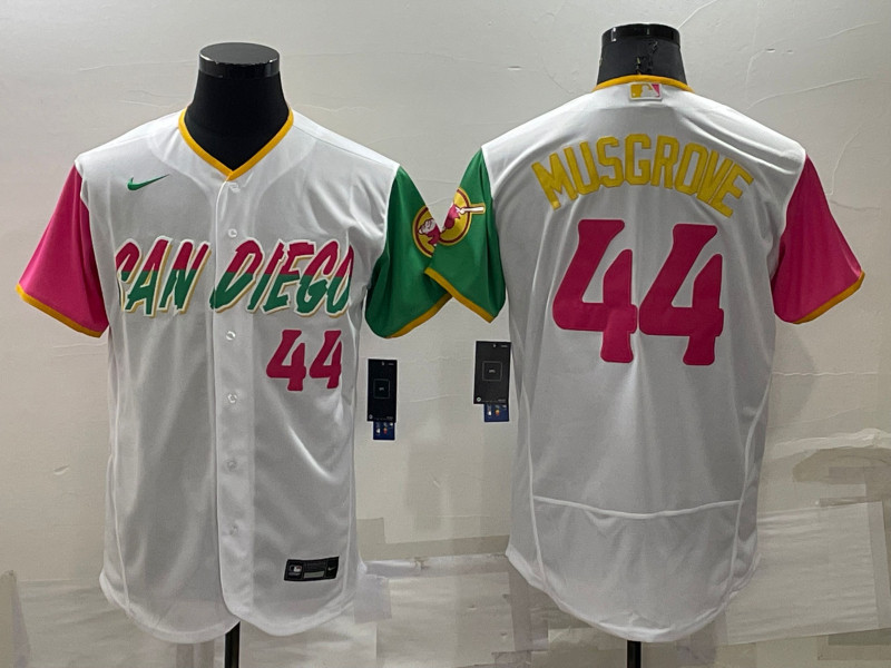 Padres #44 Joe Musgrove White Nike 2022 City Connect Flexbase Jersey