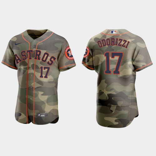Houston Houston Astros #17 Jake Odorizzi Men’s Nike 2021 Armed Forces Day Authentic MLB Jersey -Camo Men’s