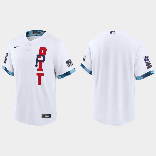 Pittsburgh Pittsburgh Pirates 2021 Mlb All Star Game Fan’s Version White Jersey Men’s