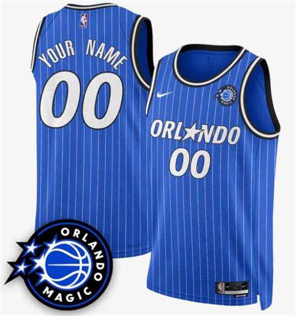 Men%27s Orlando Magic Active Player Custom Royal 2025 New Generation of Magic Stitched Basketball Jersey