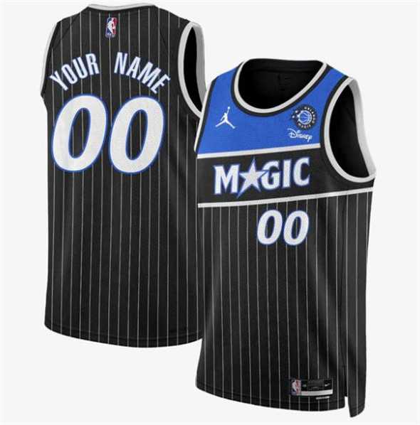 Men%27s Orlando Magic Active Player Custom Black 2025 New Generation of Magic Stitched Basketball Jersey
