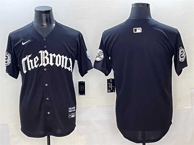 Men%27s New York Yankees Blank Black %27Gothic Legacy Edition%27 Vapor Premier Limited Stitched Baseball Jersey