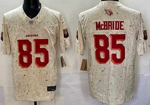 Men%27s Arizona Cardinals #85 Trey McBride Limited Cream %27Rivalries%27 FUSE Vapor Jersey Dzhi