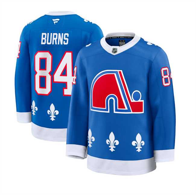 Men%27s Colorado Avalanche #84 Brent Burns Blue 2025 Alternate Stitched Jersey Dzhi