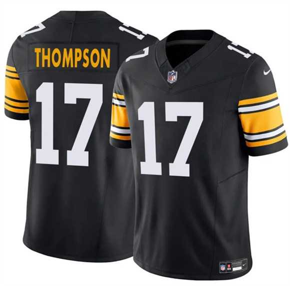 Men & Women & Youth Pittsburgh Steelers #17 Skylar Thompson Black 2025 F.U.S.E. Alternate Vapor Limited Stitched Jersey