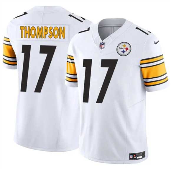 Men & Women & Youth Pittsburgh Steelers #17 Skylar Thompson White 2025 F.U.S.E. Vapor Limited Stitched Jersey