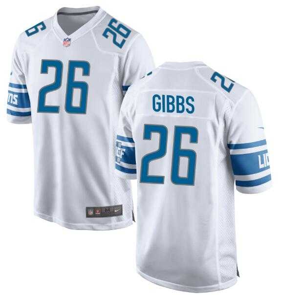 Men & Women & Youth Detroit Lions Jahmyr Gibbs #26 Nike White Official NFL Game Jersey