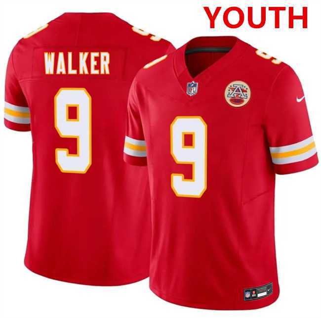 Youth Kansas city chiefs #9 kenneth walker iii red 2026 f.u.s.e. vapor untouchable limited stitched jersey Dzhi