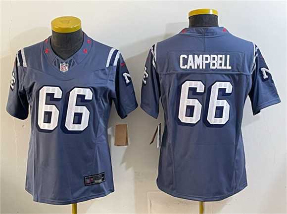 Youth New England Patriots #66 Will Campbell Navy 2025 %27Rivalries%27 F.U.S.E Vapor Limited Stitched Jersey