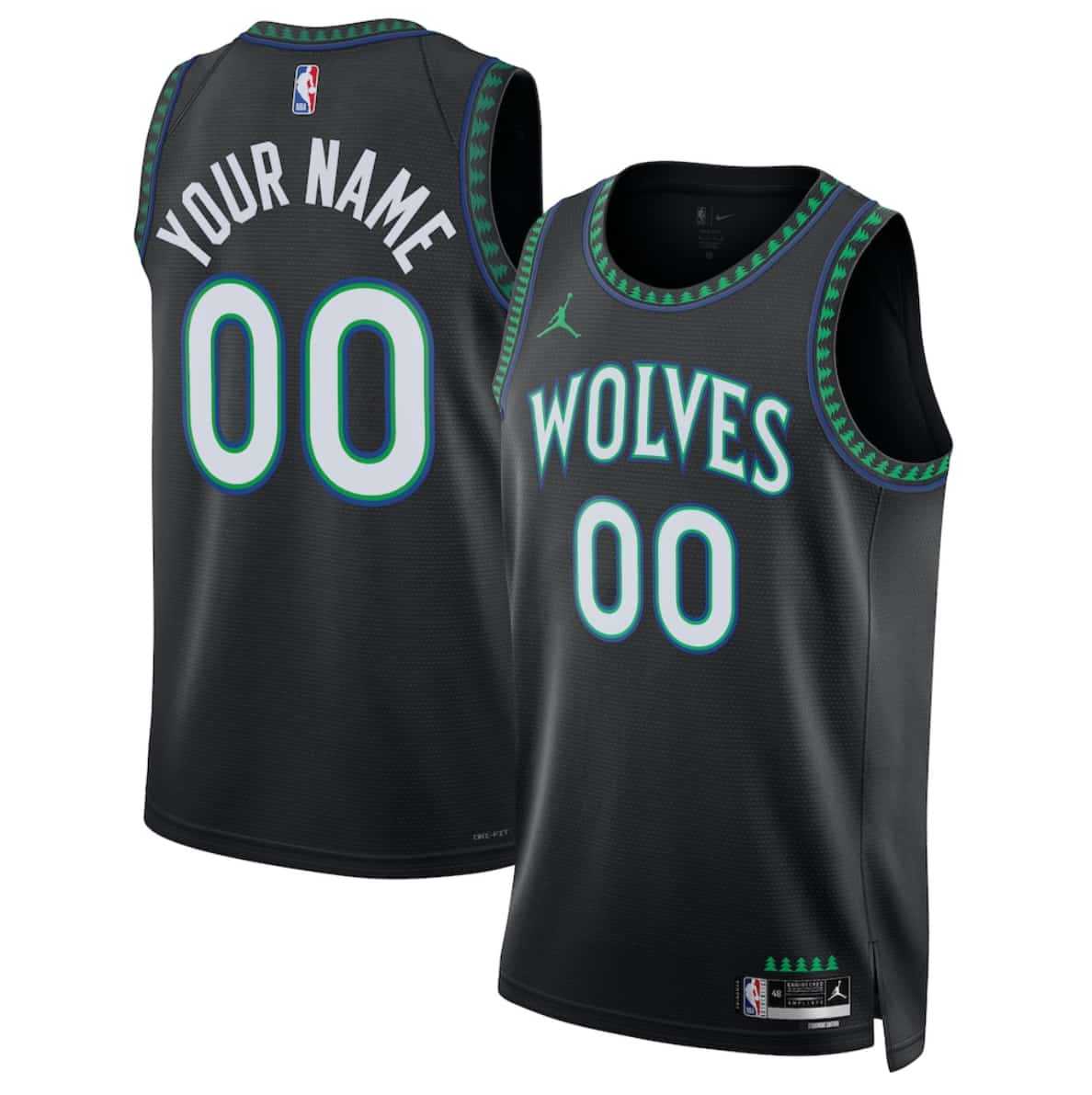 Men%27s Minnesota Timberwolves Active Player Custom Black 2026-27 Statement Swingman Edition Stitched Basketball Jersey