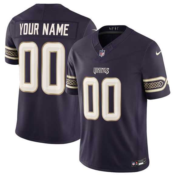 Men%27s Minnesota Vikings Active Player Custom Purple 2026 F.U.S.E. Rivalries Vapor Untouchable Limited Football Stitched Jersey