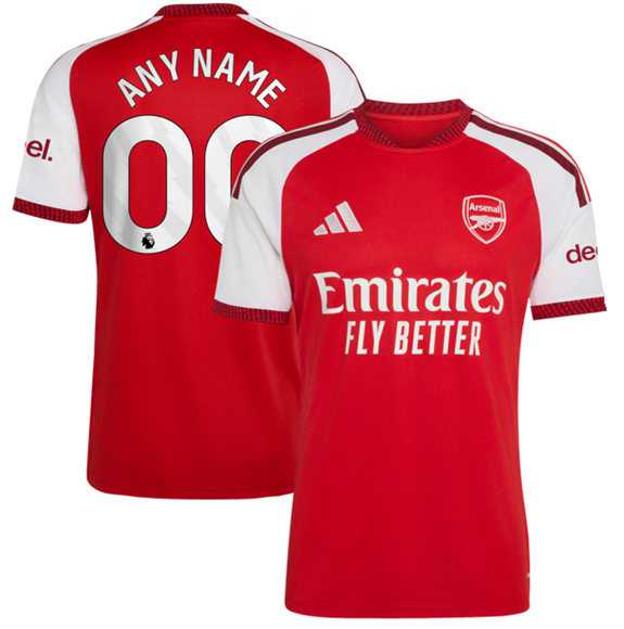 Men%27s Arsenal F.C Active Player Custom 2026-27 Red Home Soccer Jersey