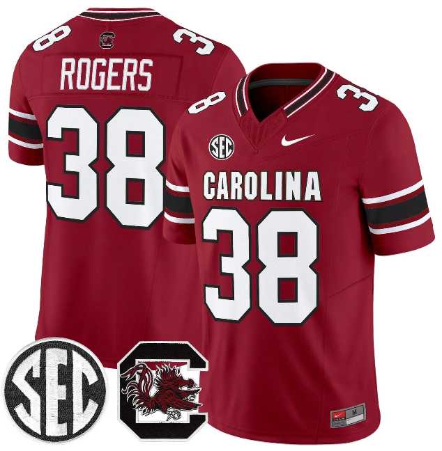 Men%27s South Carolina Fighting Gamecocks #38 George Rogers Garnet 2026 F.U.S.E. Stitched Nike Jersey Dzhi