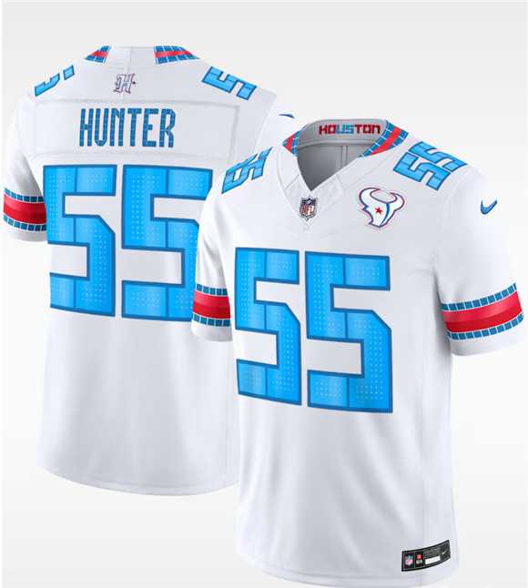 Men%27s Houston Texans #55 Danielle Hunter White 2026 F.U.S.E. Rivalries Collection Limited Stitched Jersey Dzhi
