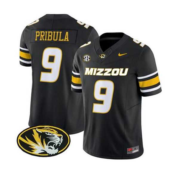 Men%27s Memphis Tigers #9 Beau Pribula Black F.U.S.E. Vapor Limited Football Jersey Dzhi