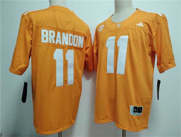 Men%27s Tennessee Volunteers #11 Faizon Brandon Orange 2026 Stitched Jersey