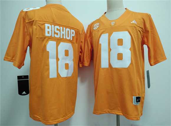Men%27s Tennessee Volunteers #18 Desean Bishop Orange 2026 Stitched Jersey