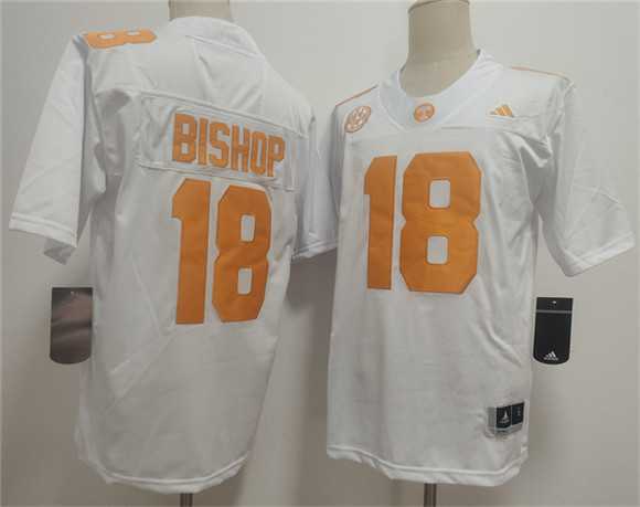 Men%27s Tennessee Volunteers #18 Desean Bishop White 2026 F.U.S.E. Stitched Jersey