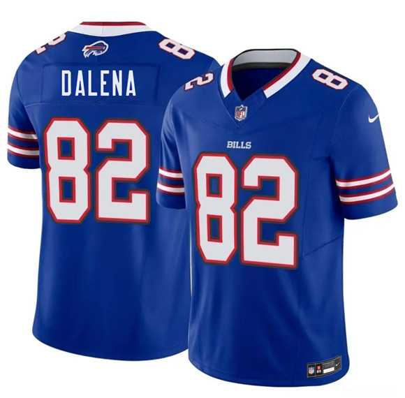 Men%27s Buffalo Bills #82 Mac Dalena Blue 2026 Draft F.U.S.E. Vapor Untouchable Limited Stitched Jersey Dzhi