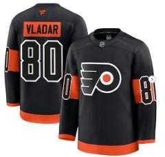 Men%27s Philadelphia Flyers #80 Dan Vladar Black 2024-25 Alternate Stitched Hockey Jersey Dzhi