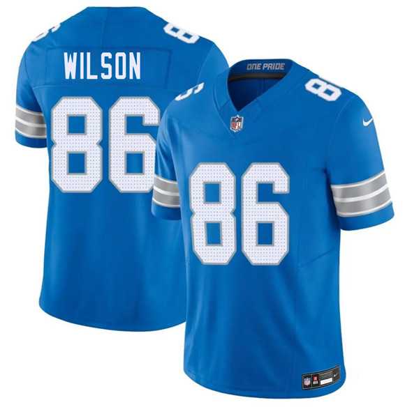 Men%27s Detroit Lions #86 Cedrick Wilson Blue 2026 F.U.S.E. Vapor Limited Stitched Game Jersey Dzhi