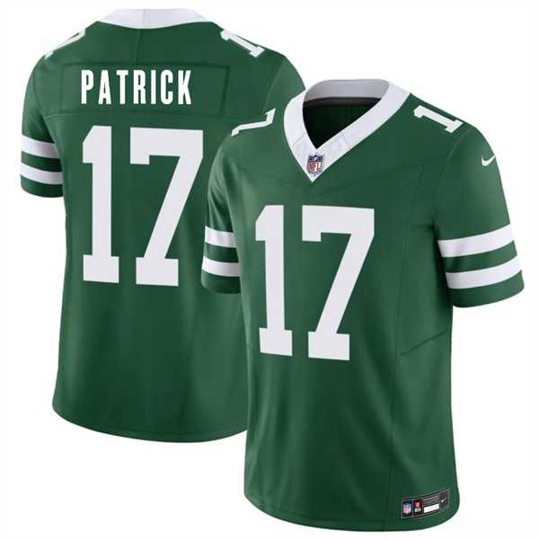 Men%27s New York Jets #17 Tim Patrick Green 2026 F.U.S.E. Vapor Untouchable Limited Stitched Jersey Dzhi