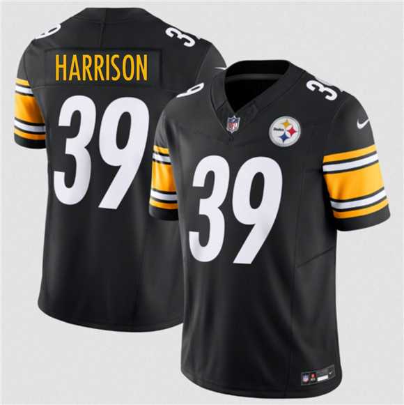 Men%27s Pittsburgh Steelers #39 Malik Harrison Black 2026 F.U.S.E. Vapor Limited Stitched Jersey Dzhi