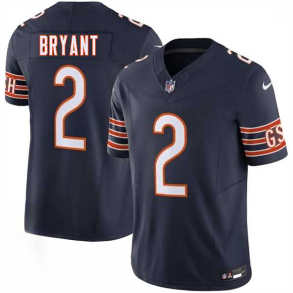Men%27s Chicago Bears #2 Coby Bryant Navy 2026 F.U.S.E. Vapor Untouchable Limited Stitched Jersey Dzhi