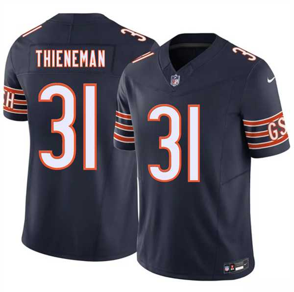 Men%27s Chicago Bears #31 Dillon Thieneman Navy 2026 Draft F.U.S.E. Vapor Untouchable Limited Stitched Jersey Dzhi