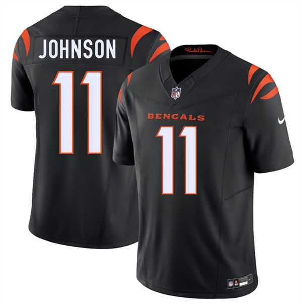 Men%27s Cincinnati Bengals #11 Josh Johnson Black 2026 F.U.S.E. Vapor Untouchable Limited Stitched Jersey Dzhi
