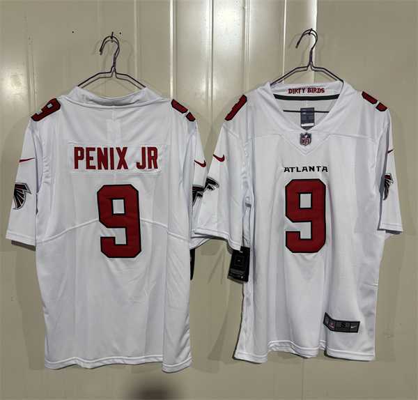 Men%27s Atlanta Falcons #9 Michael Penix Jr. White 2026 New Vapor Untouchable Limited Stitched Jersey