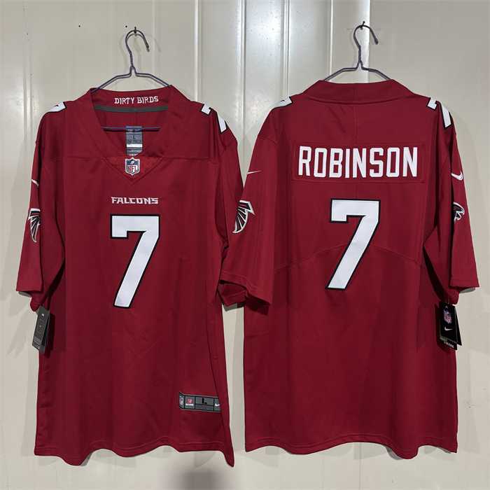 Men%27s Atlanta Falcons #7 Bijan Robinson Red 2026 New Vapor Untouchable Limited Stitched Jersey