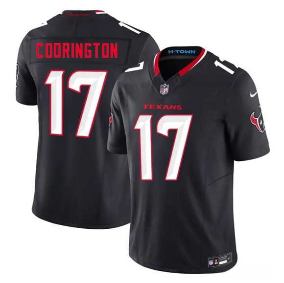 Men%27s Houston Texans #17 Brandon Codrington Navy 2nd Alternate 2026 F.U.S.E. Vapor Limited Stitched Jersey Dzhi