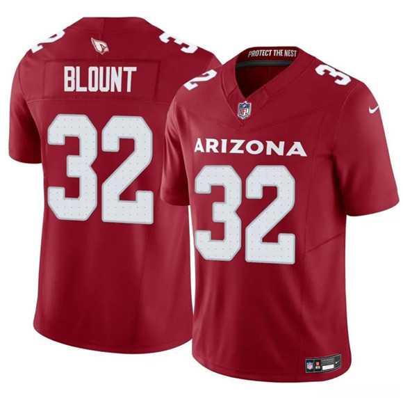 Men%27s Arizona Cardinals #32 Joey Blount White 2025 F.U.S.E. Vapor Untouchable Limited Stitched Jersey Dzhi