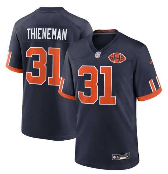 Men%27s Chicago Bears #31 Dillon Thieneman Navy 2026 F.U.S.E. Rivalries Collection Limited Stitched Jersey Dzhi