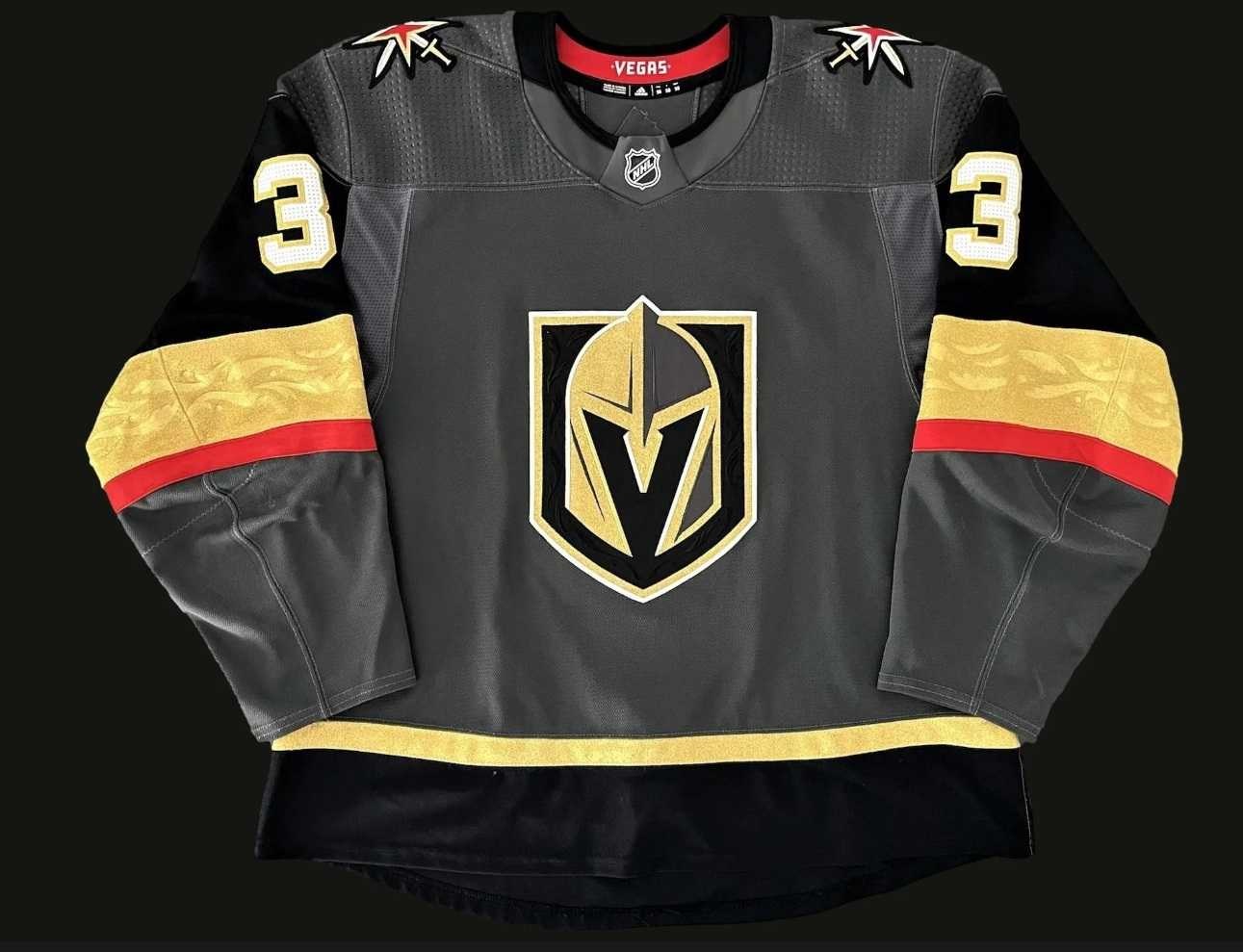 Vegas Golden Knights #3 Brayden Mcnabb Gray Adidas Jersey Dzhi