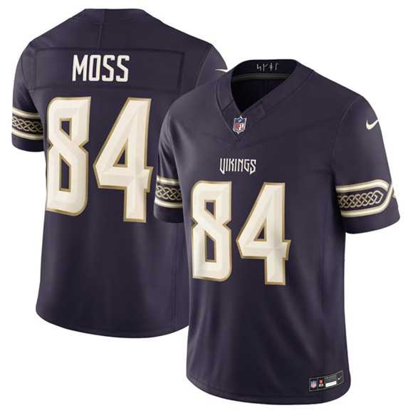 Men%27s Minnesota Vikings #84 Randy Moss Deep Purple 2026 F.U.S.E. Rivalries Collection Limited Stitched Jersey Dzhi