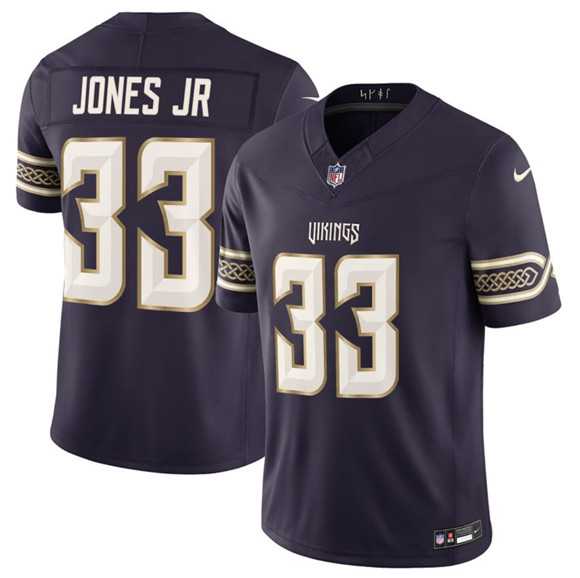 Men%27s Minnesota Vikings #33 Aaron Jones Sr. Deep Purple 2026 F.U.S.E. Rivalries Collection Limited Stitched Jersey Dzhi