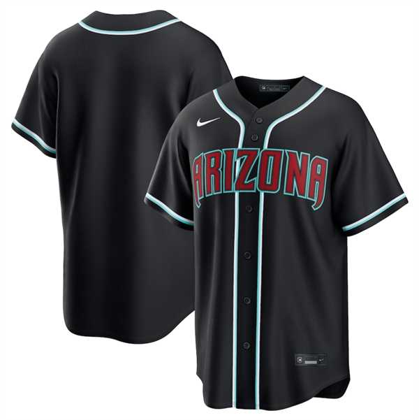 Men%27s Arizona Diamondbacks Blank 2026 Black Out Stitched Jersey Dzhi