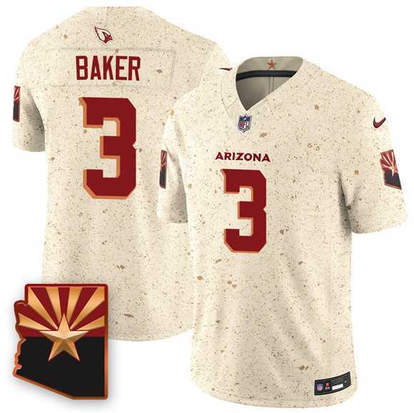 Men%27s Arizona Cardinals #3 Budda Baker 2025 F.U.S.E. %27Rivalries%27 Vapor Untouchable Limited Stitched Jersey Dzhi