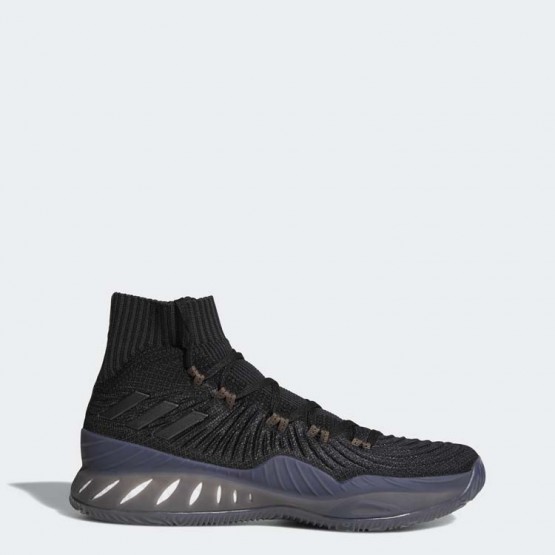 Mens Core Black/Utility Black Adidas Crazy Explosive 2017 Primeknit Basketball Shoes 524WCRFZ