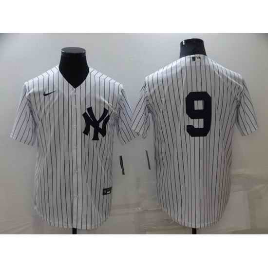 Men New York Yankees #9 Roger Maris White Cool Base Stitched Baseball jersey