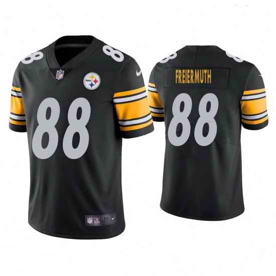 Youth Pittsburgh Steelers Pat Freiermuth #88 Black Vapor Limited Stitched Football Jersey