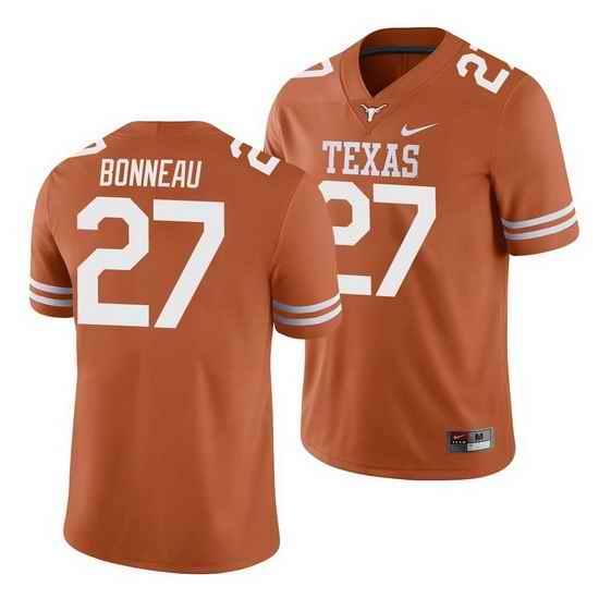 Texas Longhorns Skyler Bonneau Texas Orange College Football Men'S Jersey->texas longhorns->NCAA Jersey